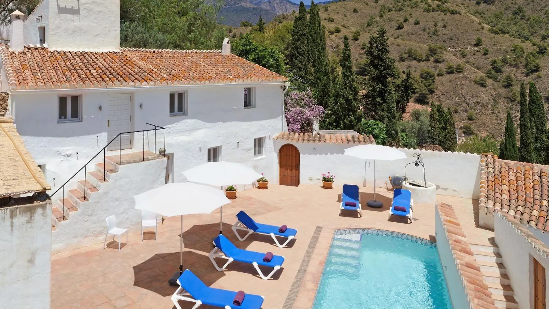 The Little Well: Private Pool Sleeps2 Views Villa Frigiliana Spanien