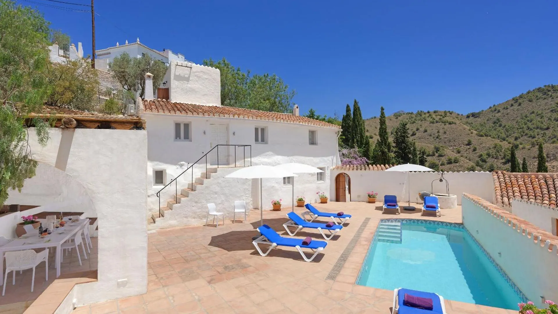 The Little Well: Private Pool Sleeps2 Views Villa Frigiliana
